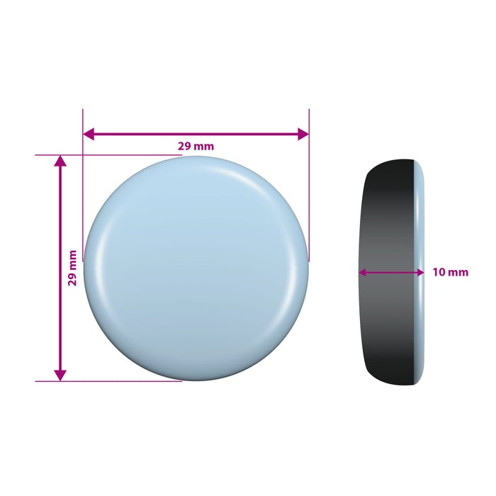 7/8 - 1 in. (22mm - 25mm) Round, Self-Gripping, 4-pack