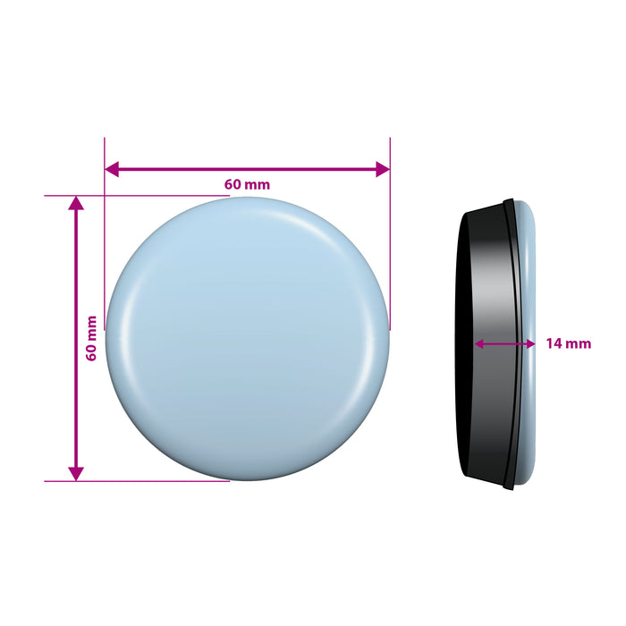 2-3/8 in. (60mm) Concave, Reuseable, 4-pack