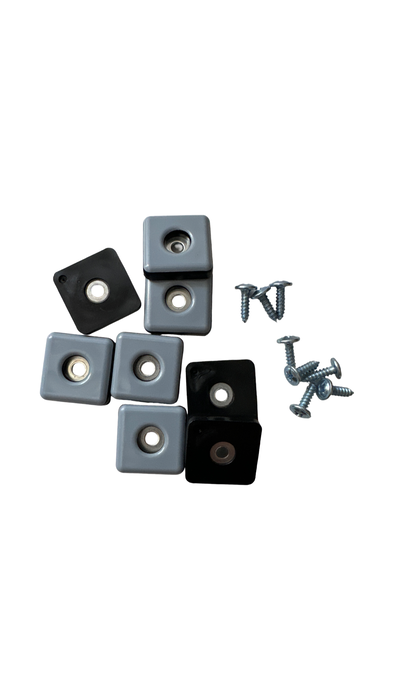 1 in. (25mm) Square, Screw-in, 8-pack