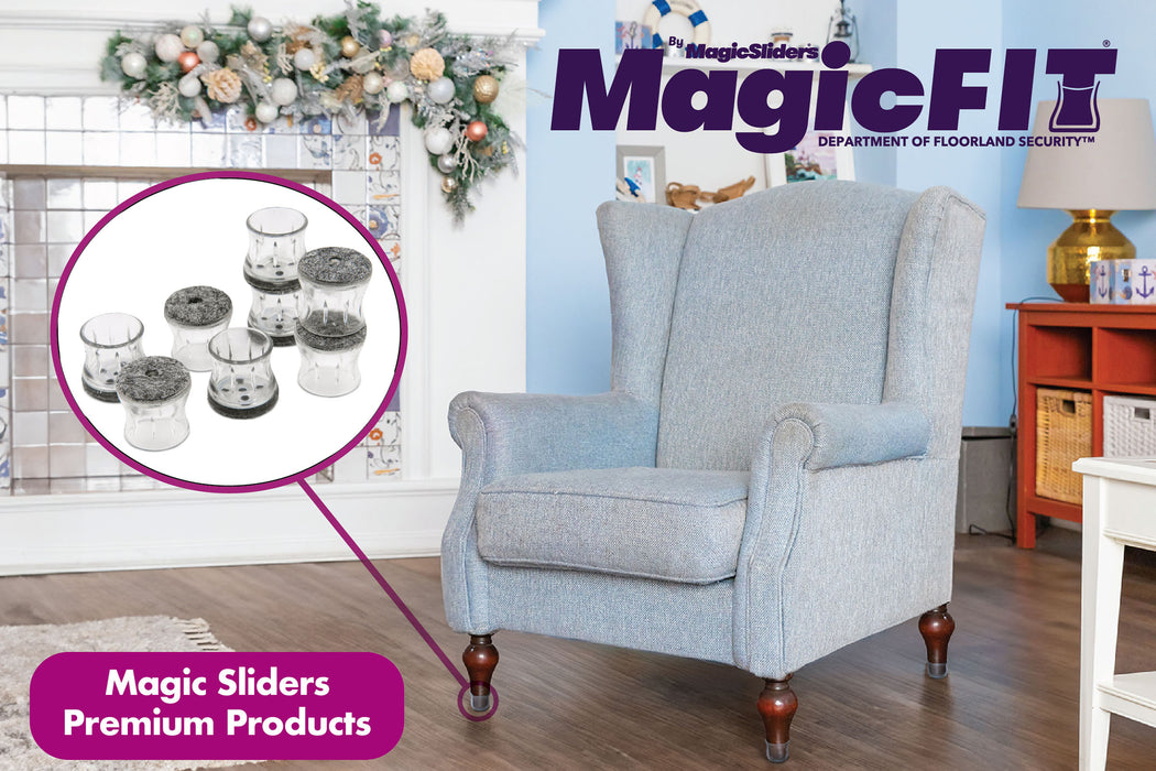 MAGIC FIT - .55" - .70" Round Felt - 8 Pack