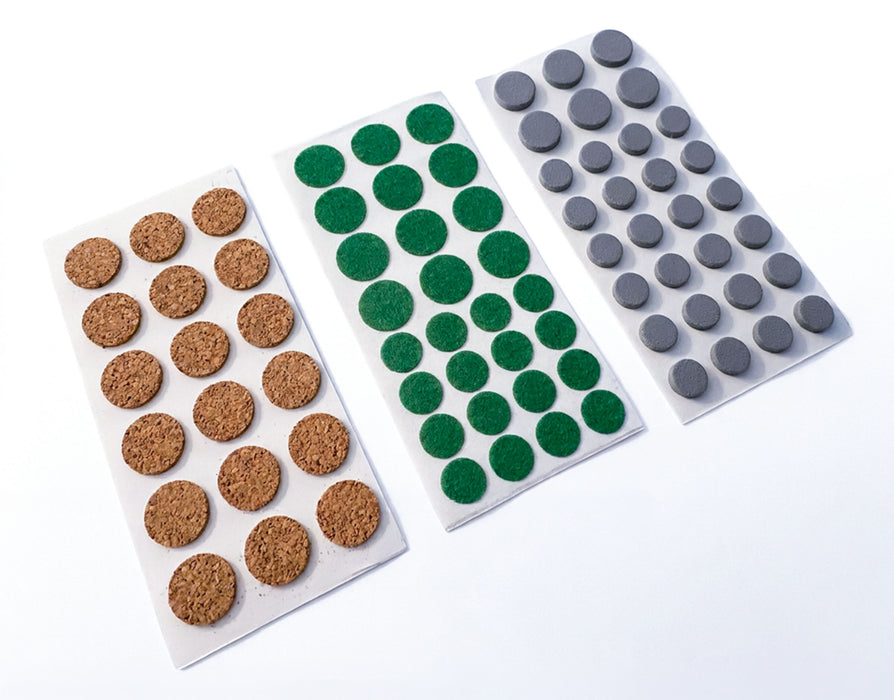 194 pc Surface Protection Value Pack - SOFT DOTS, VELOUR DISCS, NON-SKID DISCS & CORK DISCS
