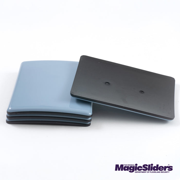 Magic Sliders – 15/16 X 4 Inch Self-Adhesive Furniture Disc Pads, 4-Pack – Protects Wood, Tile, Carpet & Vinyl, Moves Up To 1600 Lbs